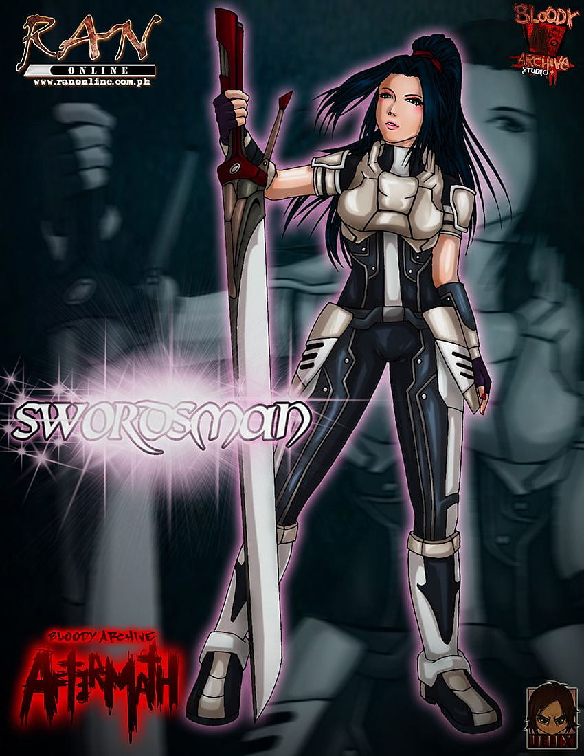 Ran online Swordsman Female by jehx. Run online, Running, Wonder woman HD phone wallpaper