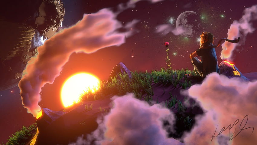 le Petit Prince - Завършени проекти - Общността на артистите на Blender HD тапет