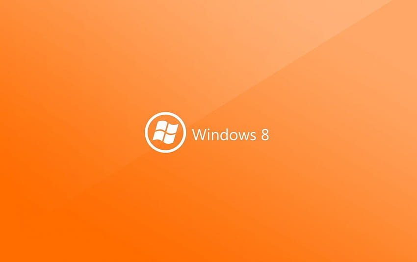 Windows 8 Arancione. Stock arancione di Windows 8 Sfondo HD