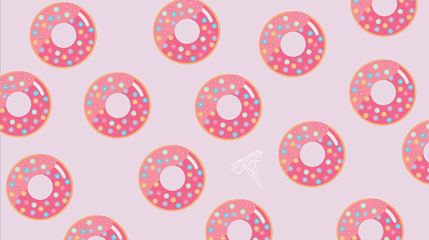 귀여운 도넛, 도넛 패턴 HD 월페이퍼