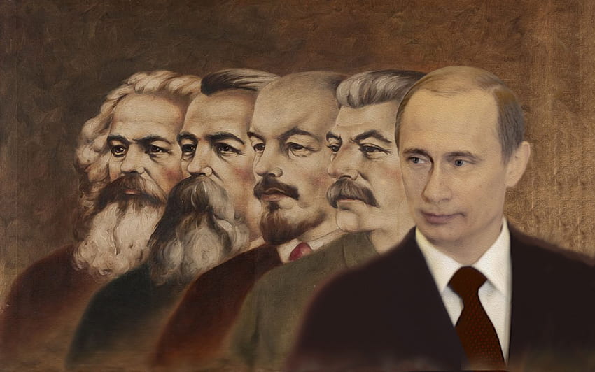Karl Marx, Friedrich Engels, Vladimir Ilyich Lenin papel de parede HD