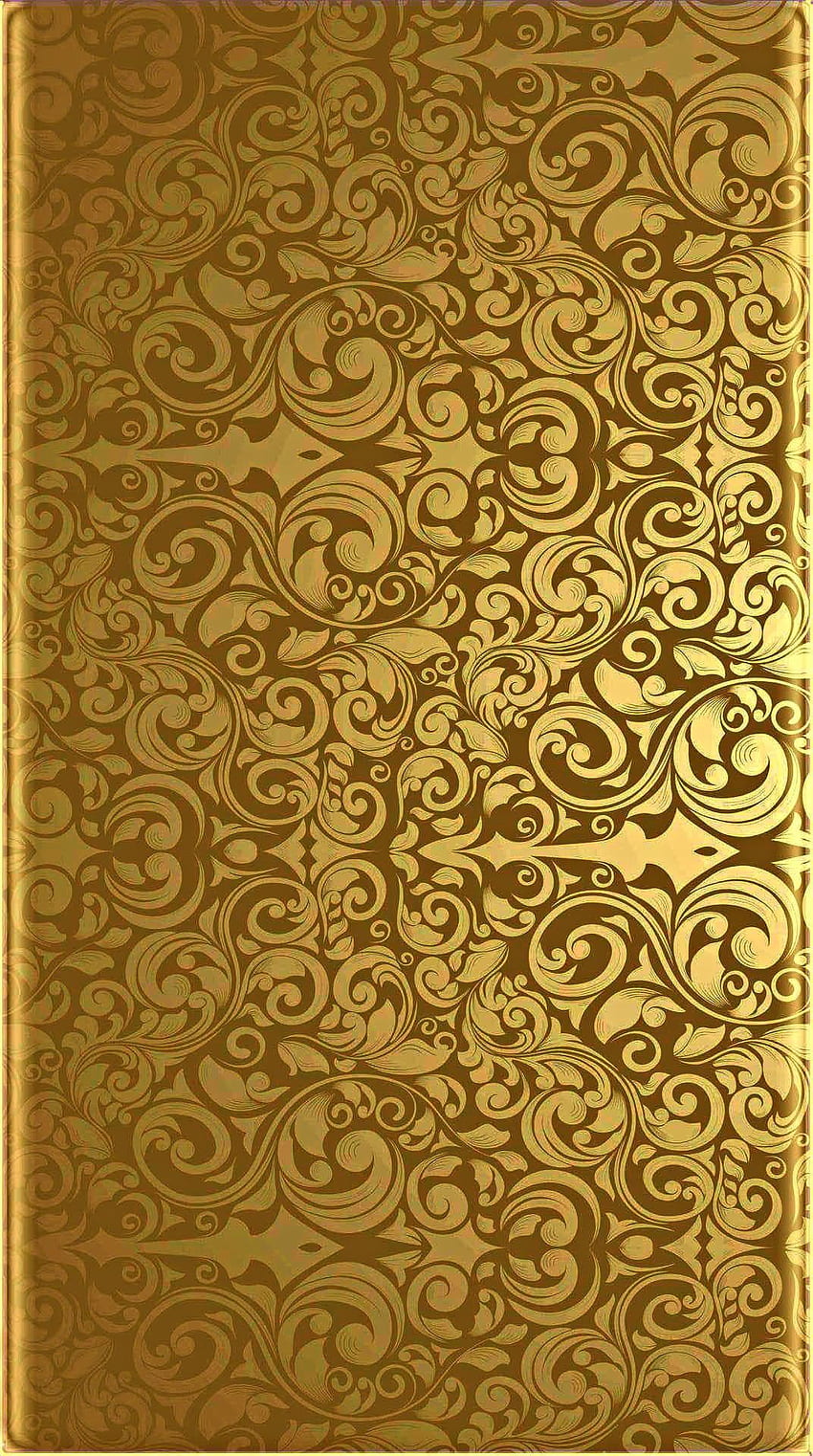 de patrones de texturas de arte de color dorado y dorado fondo de pantalla del teléfono