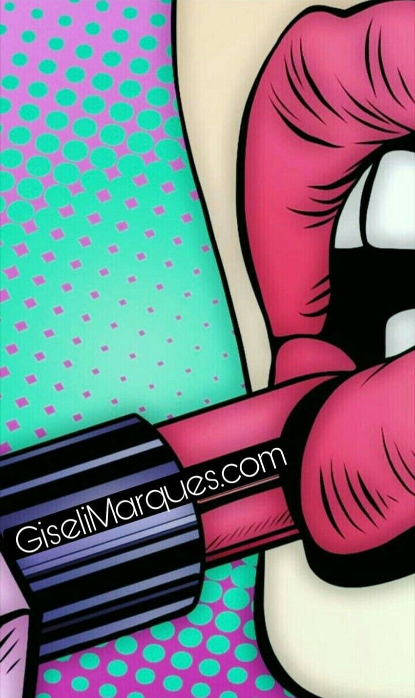 Marisa Godoy on Pop Art. Pop art lips, Pop art , Pop art illustration, Pink Pop Art HD phone wallpaper