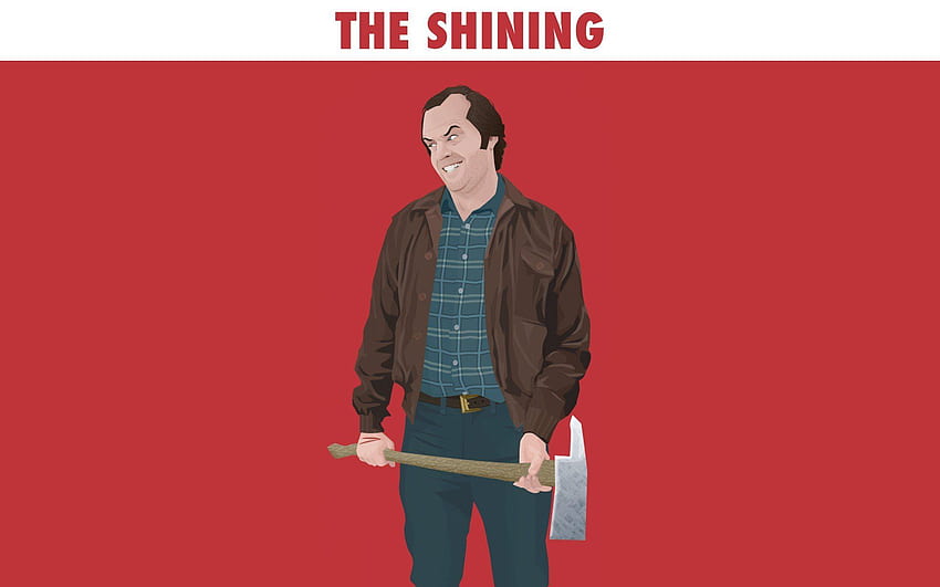 Film The Shining Jack Nicholson artwork Stephen King axe, Stephen King Art Wallpaper HD
