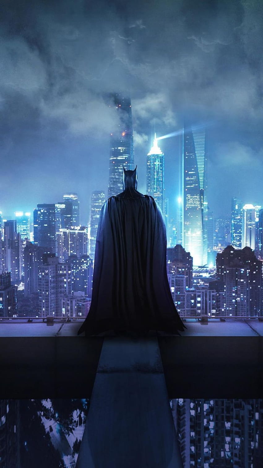 Batman Gotham City - Tapeta na telefon HD