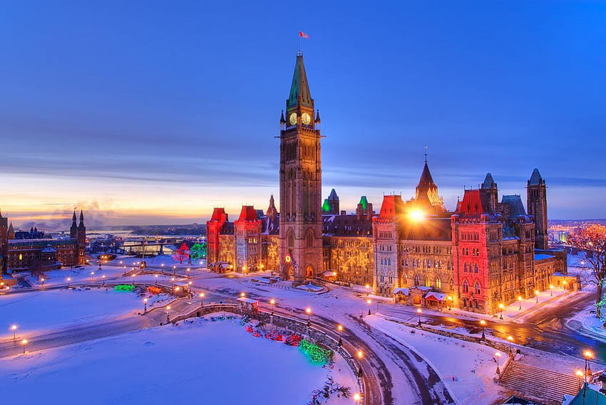 Canada - Ottawa - Colline du Parlement, Ottawa, Villes, Amérique du Nord, Canada Fond d'écran HD