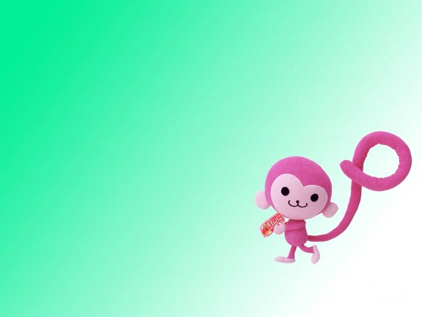Pinky The Monkey, imut, monyet, kartun, anime Wallpaper HD