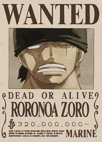 Wanted poster of the straw hats