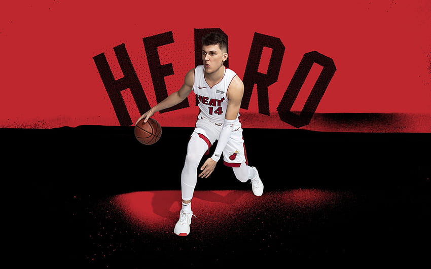 Tyler Herro Heat 2020 Всё в мире баскетбола HD wallpaper