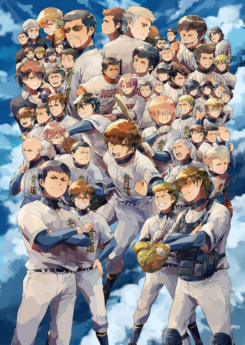 Ace of Diamond Anime Sports Anime love purple violet png  PNGWing