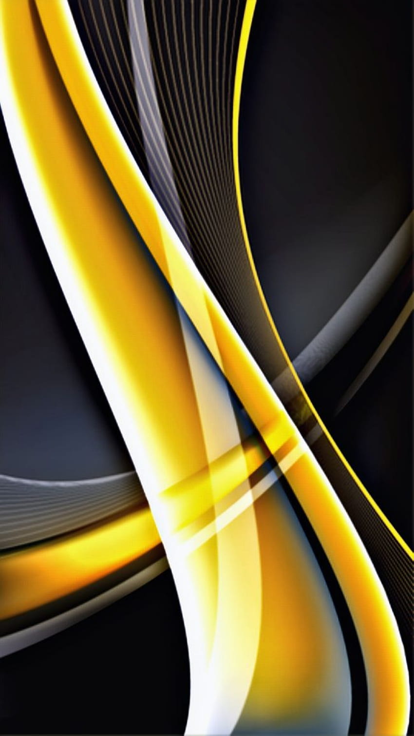 sasada, digital, wellen, neu, textur, schwarz, muster, gelb, abstrakt, orange, 3d, kurven, flüssigkeit, material, modern, , design, flüssigkeit, fluss HD-Handy-Hintergrundbild