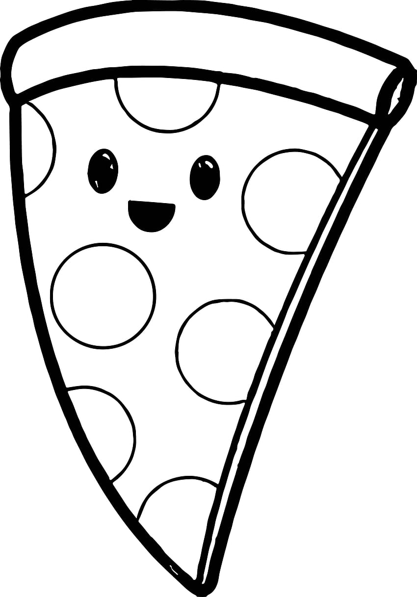 Fertigkeit Eine Pizza Malvorlage machen Sehr süße Wecoloringpage HD-Handy-Hintergrundbild