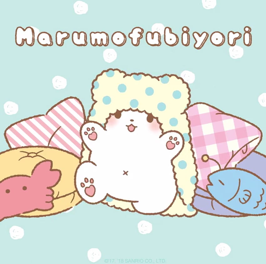 Marumofubiyori. Personagens Sanrio, Pequenas estrelas gêmeas, Anime japão papel de parede HD