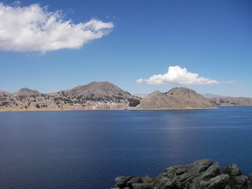 Lake titicaca bolivia, landscapes, nature HD wallpaper