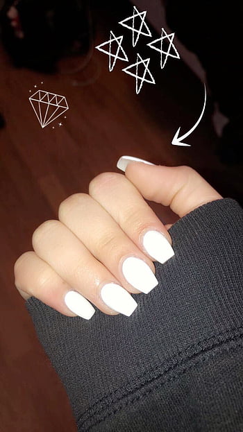coffin nails short french tip｜TikTok Search