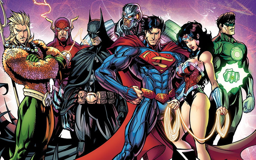 Wallpaper justice league, superman, wonder woman, batman, collage desktop  wallpaper, hd image, picture, background, 2232c2