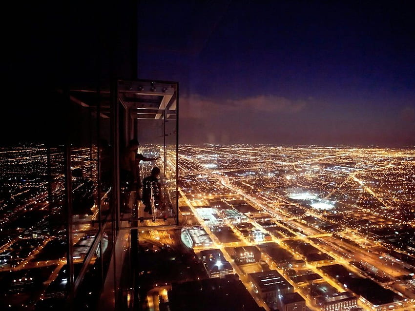 View from The Willis Tower aka The Sears Tower HD wallpaper