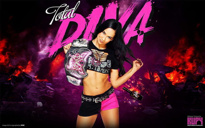 A.J.Lee-Total Diva, babe, wwe, diva, Total Diva HD wallpaper
