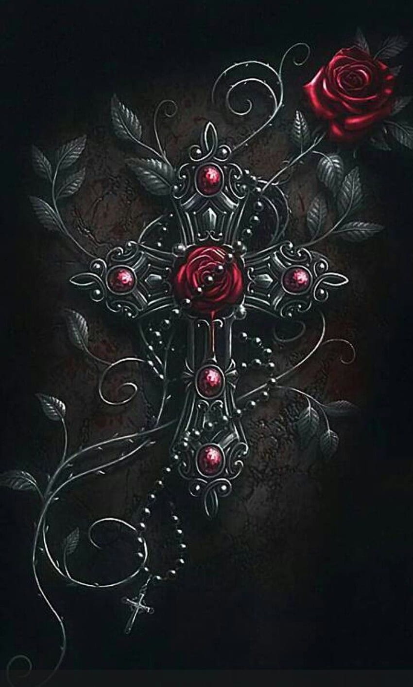 Christian Goth . Cross , Gothic , Heart, Christian Family HD phone wallpaper