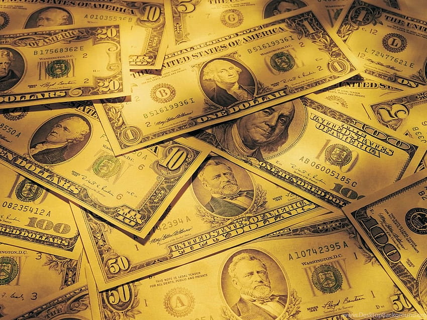 Szerokie tło banknotów dolarowych Tapeta HD