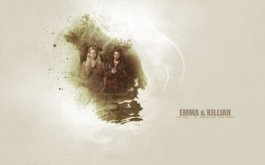 Hook&Emma - Captain Hook and Emma Swan 35559635 HD wallpaper