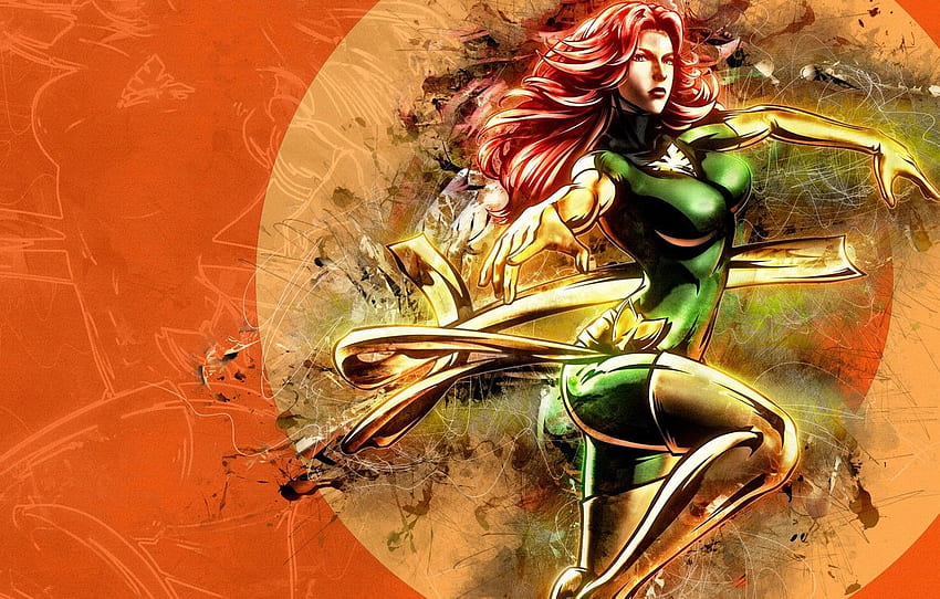 Fantasy, X Men, Phoenix, Marvel, Comics, Digital Art, Super Hero Art HD wallpaper