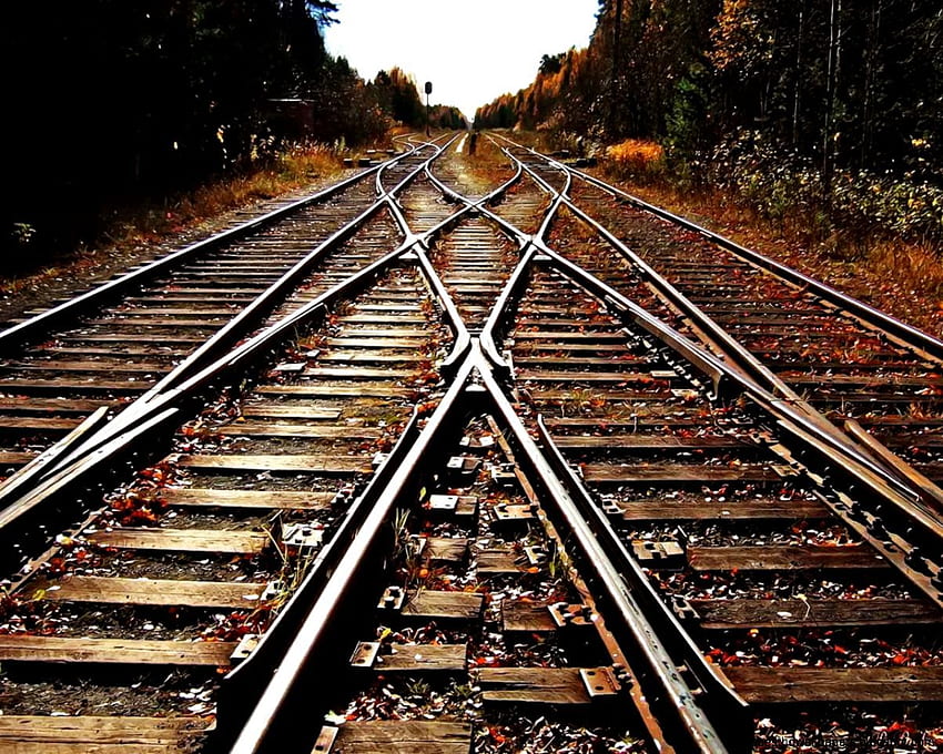 Railway track Wallpaper Download | MobCup