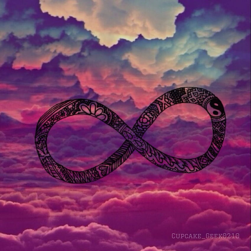 Galaxy Infinity Symbol Background Infinity, Infinity Sign HD phone wallpaper