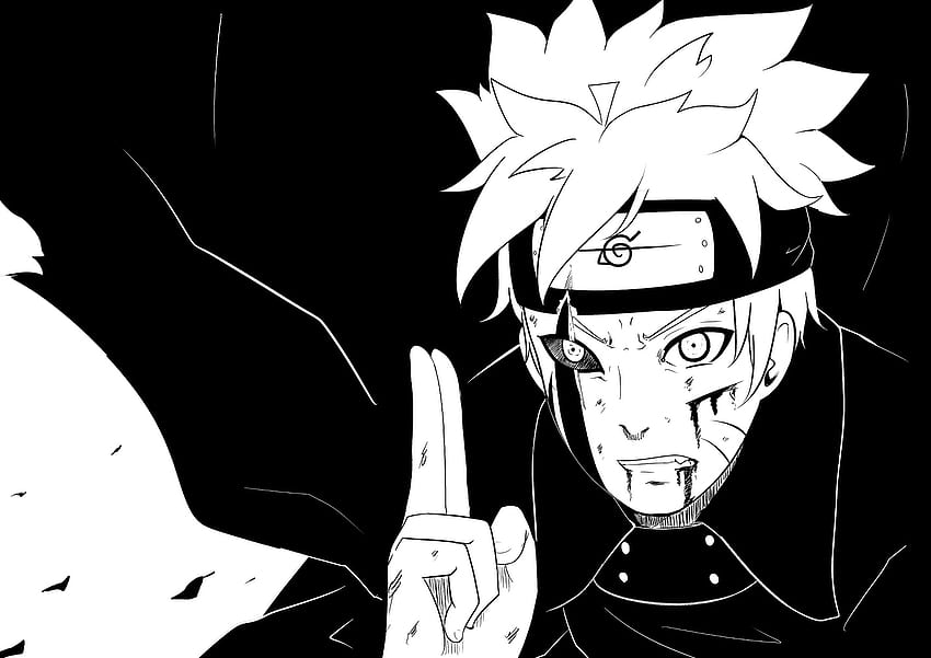 Title Anime Boruto Naruto Boruto Uzumaki Jōgan - Anime Manga Black And White - -, Pain Black and White HD wallpaper