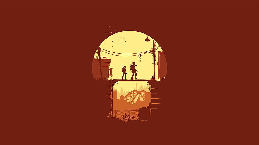 Minimalist The Last Of Us , Uncharted Minimalist HD wallpaper