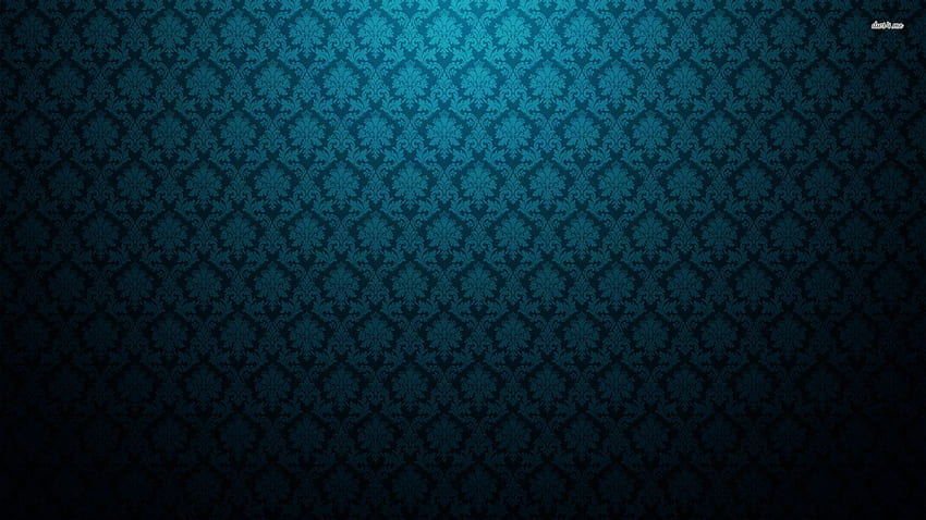 Elegantes Stoffmuster - Abstraktes, blaues Muster HD-Hintergrundbild