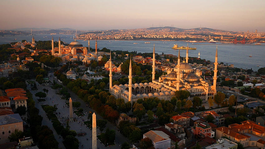 Masjid Biru, Istanbul, Turki, Pariwisata, Perjalanan Wallpaper HD