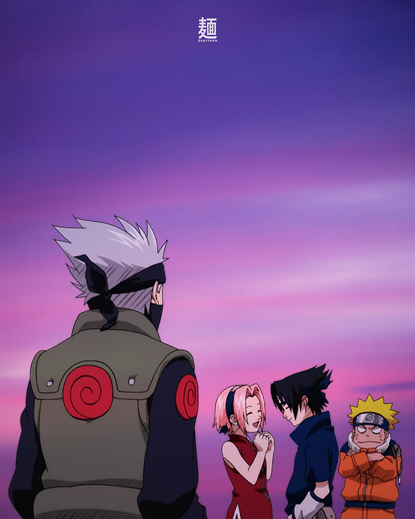 Team 7 . Naruto sasuke sakura, Naruto, Naruto , Team 7 Black HD phone  wallpaper