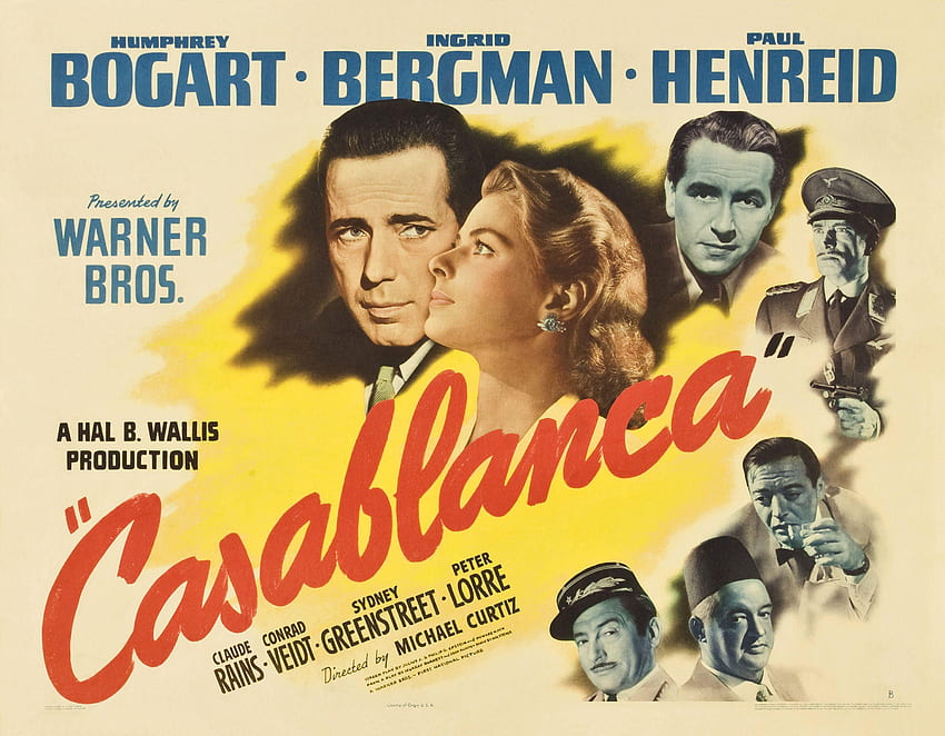 Casablanca , Casablanca Film Fond d'écran HD
