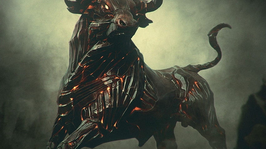 Angry Bull maiconlorenzeti. Taurus art, Bull art, Sea of monsters HD wallpaper