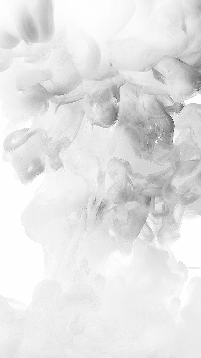 Smoke White Bw Abstract Fog Art Illust Art IPhone HD phone wallpaper
