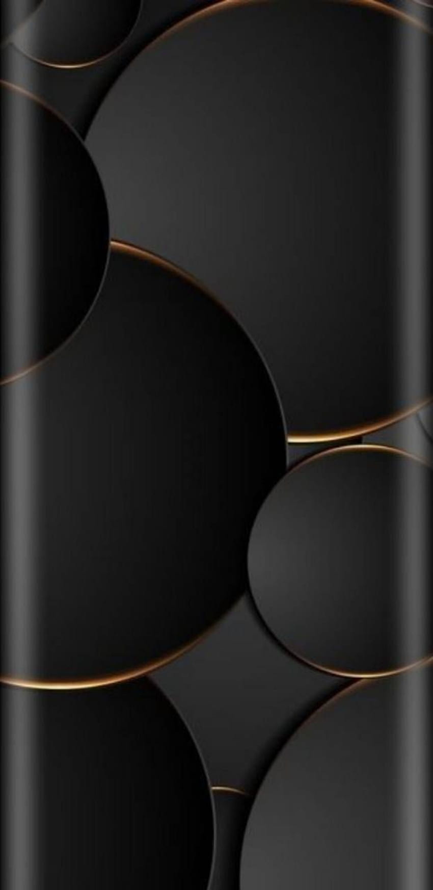 Abstract Black Gold, Abstract Golden HD phone wallpaper