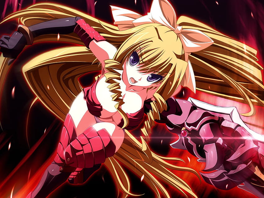 Space Warior, Anime, heiß, süß, Krieger, Mädchen HD-Hintergrundbild