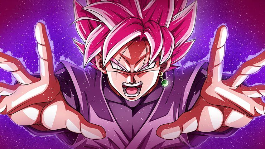 Goku Noir Super Saiyan Rose Dragon Ball Super Fond d'écran HD