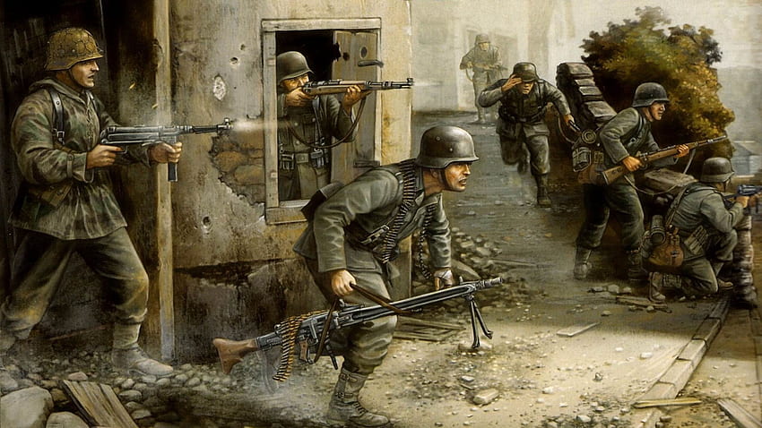 Wehrmacht. Soldato tedesco / Wehrmacht, tedesco della seconda guerra mondiale Sfondo HD