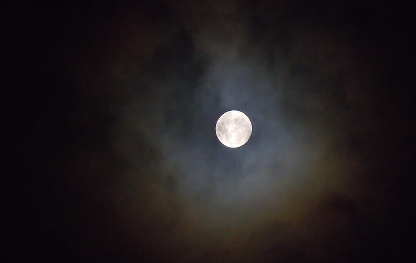 Full Moon, sky, cloudy, nature, moon HD wallpaper | Pxfuel
