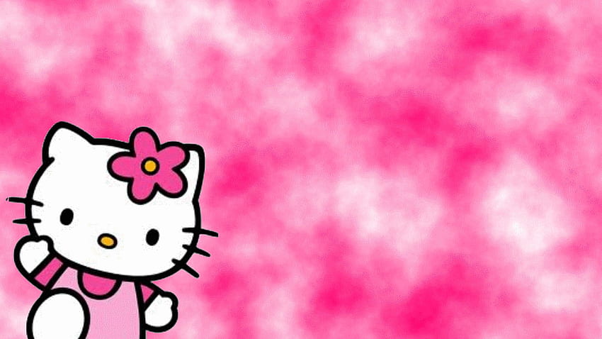 Кити. Най-добрият. Hello Kitty, фон Hello Kitty, Hello Kitty, Сладък лаптоп Hello Kitty HD тапет