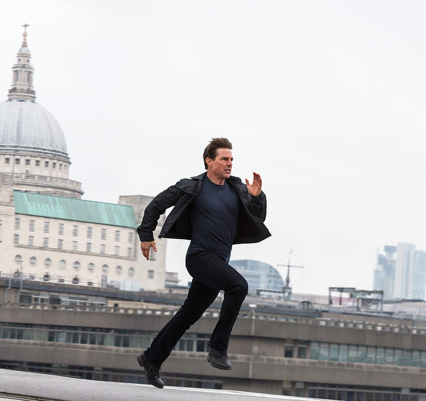2018, Mission: Impossible – Fallout, Tom Cruise, run HD тапет