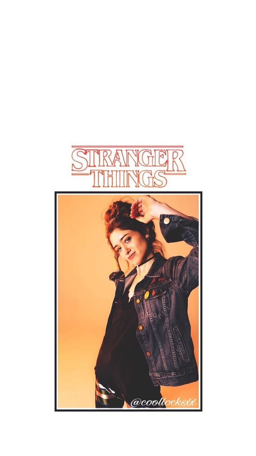 Заключен екран на Stranger Things - Наталия Дайър (Нанси Уилър). Нанси HD тапет за телефон
