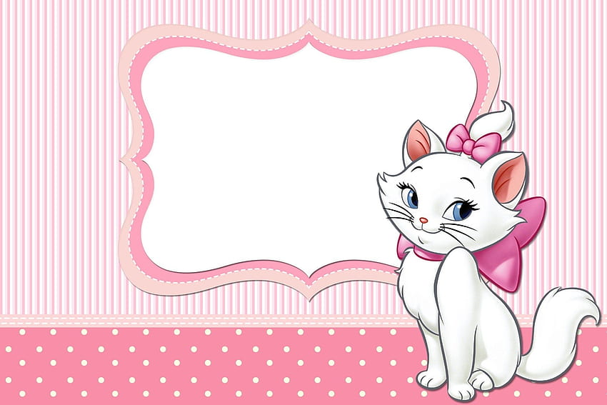 Marie Aristocats - Marie die Katze Einladung HD-Hintergrundbild
