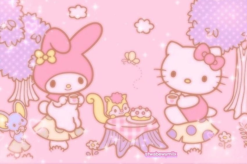 cr : sur ig. Bonjour kitty , Bonjour kitty iphone , Bonjour kitty , Ordinateur portable mignon Hello Kitty Fond d'écran HD