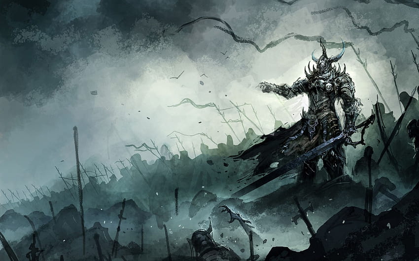 Warrior Epic and Background, Lone Warrior HD wallpaper