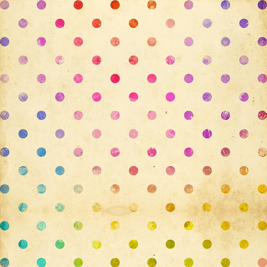 Polka Dots Retro Background Stock - Public Domain, Vintage Polka Dot HD phone wallpaper