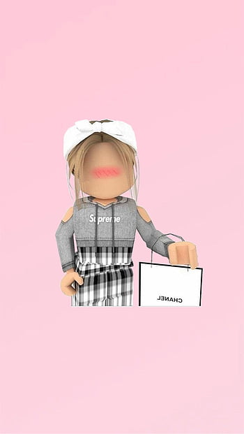 Cafe girl-pink  Cute tumblr wallpaper, Roblox animation, Roblox pictures