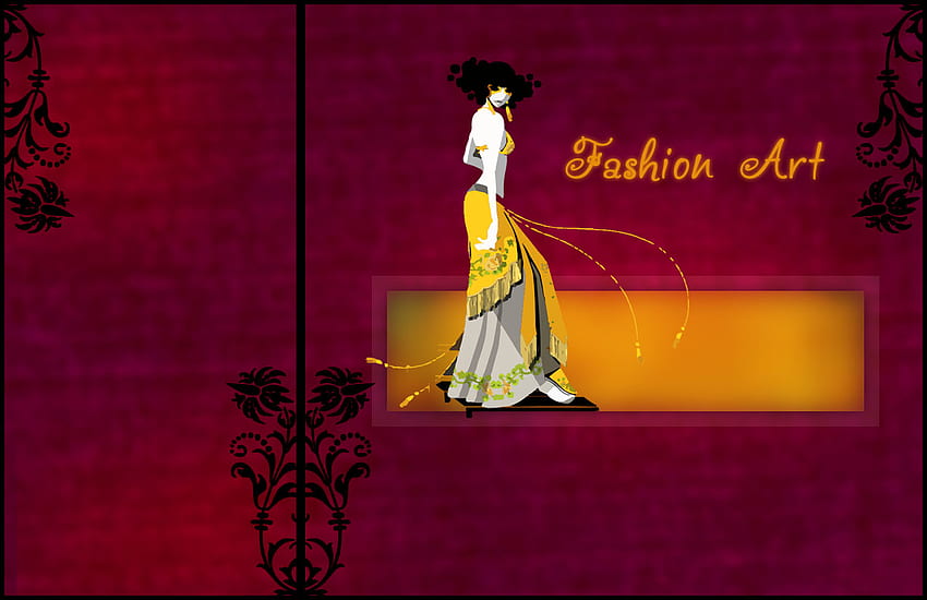Deco Lady of Fashion, Art-Deco-Frauen, Mode, Dame, Kunst HD-Hintergrundbild